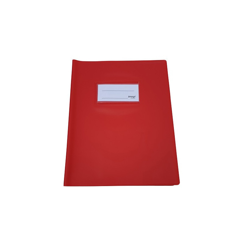 Protège-cahier cartonné A5 rouge